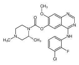 1626387-80-1 (2R)-2,4-二甲基-1-哌嗪羧酸 4-[(3-氯-2-氟苯基)氨基]-7-甲氧基-6-喹唑啉基酯