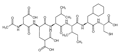 Ac-Asp-DGla-Leu-Ile-b-cyclohexyl-Ala-Cys 208940-40-3