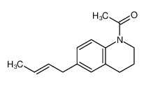 88343-20-8 spectrum, 1-acetyl-6-E-crotyl-1,2,3,4-tetrahydroquinoline