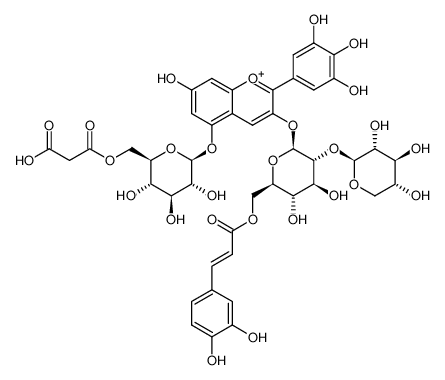 1346257-27-9 structure, C44H47O27+