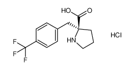 (2S)-2-[[4-(trifluoromethyl)phenyl]methyl]pyrrolidine-2-carboxylic acid,hydrochloride 1217861-80-7