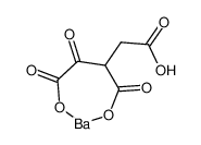 barium(2+),1-oxopropane-1,2,3-tricarboxylate 58823-93-1