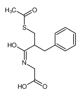 2-[[2-(乙酰基硫基甲基)-3-苯基丙酰基]氨基]乙酸