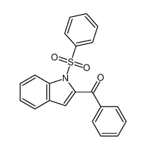 [1-(benzenesulfonyl)indol-2-yl]-phenylmethanone 40899-90-9