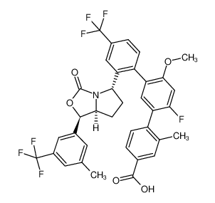 1432054-29-9 structure, C36H28F7NO5