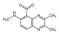 N,2,3-trimethyl-5-nitroquinoxalin-6-amine 107095-00-1