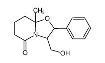 [2S-(2α,3β,8aβ)]-(+)-六氢-3-(羟基甲基)-8a-甲基-2-苯基-5H-噁唑并[3,2-a]吡啶-5-酮