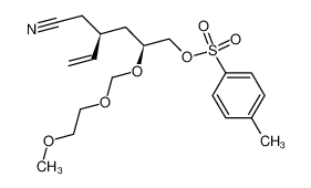 93956-75-3 (3S,5S)-6-p-toluenesulfonyloxy-5-(2-methoxyethoxymethoxy)-3-vinylhexanenitrile