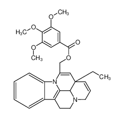 (3α,16α)-17,18-Didehydroeburnamenin-14-ylmethyl 3,4,5-trimethoxyb enzoate 83482-77-3