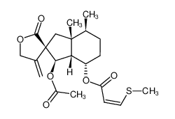 18456-03-6 structure, C21H28O6S