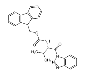 9H-fluoren-9-ylmethyl N-[(2S)-1-(benzotriazol-1-yl)-3-methyl-1-oxobutan-2-yl]carbamate 1126433-37-1