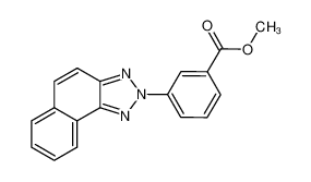 3-(2H-Naphtho<1,2-d>triazol-2-yl)benzoesaeure-methylester