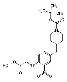 420786-56-7 spectrum, tert-butyl 4-(4-(2-methoxy-2-oxoethoxy)-3-nitrobenzyl)piperidine-1-carboxylate