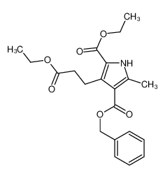 50622-87-2 4-O-benzyl 2-O-ethyl 3-(3-ethoxy-3-oxopropyl)-5-methyl-1H-pyrrole-2,4-dicarboxylate