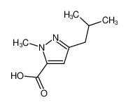 3-异丁基-1-甲基-1H-吡唑-5-羧酸