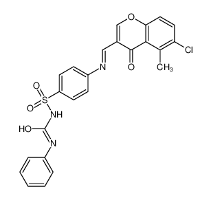 198649-73-9 structure, C24H18ClN3O5S