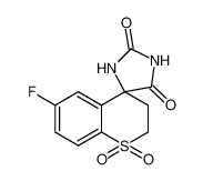 6-氟-2,3-二氢-2H,5h-螺[咪唑啉-4,4-硫代色烯]-2,5-二酮1,1-二氧化物