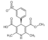 (4R)-1,4-二氢-2,6-二甲基-4-(3-硝基苯基L)-3,5-吡啶二羧酸-3-甲酯