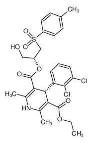 127634-11-1 structure, C27H29Cl2NO7S