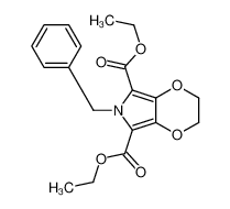 diethyl 6-benzyl-2,3-dihydro-[1,4]dioxino[2,3-c]pyrrole-5,7-dicarboxylate 557795-97-8