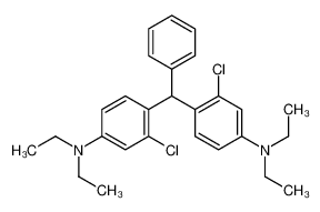 3-chloro-4-[[2-chloro-4-(diethylamino)phenyl]-phenylmethyl]-N,N-diethylaniline 68582-41-2