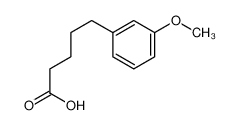 5-(3-methoxyphenyl)pentanoic acid 6500-64-7