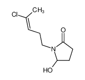 94893-90-0 N-(4-chloropent-3-enyl)-5-hydroxy-2-pyrrolidone