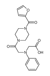 [{2-[4-(2-Furoyl)piperazin-1-yl]-2-oxoethyl}(phenyl)amino]acetic acid