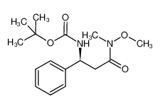 458529-69-6 spectrum, tert-butyl {(1S)-3-[methoxy(methyl)amino]-3-oxo-1-phenylpropyl}carbamate