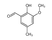 7452-10-0 spectrum, 2-Hydroxy-3-methoxy-5-methylbenzaldehyde