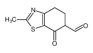 2-methyl-7-oxo-5,6-dihydro-4H-1,3-benzothiazole-6-carbaldehyde 827598-56-1