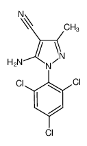 5-amino-3-methyl-1-(2,4,6-trichlorophenyl)pyrazole-4-carbonitrile 362601-75-0