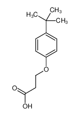 23067-72-3 3-(4-叔丁基苯氧基)-丙酸