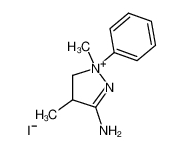 84533-99-3 spectrum, 3-amino-4,5-dihydro-1,4-dimethyl-1-phenyl-1H-pyrazolium iodide