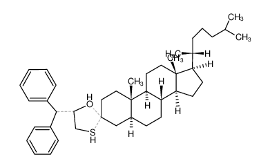 121316-27-6 5'-benzhydryl-spiro[cholestan-3,2'-[1,3]oxathiolane]