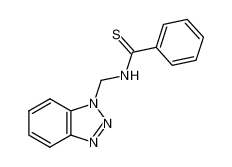 117067-55-7 N-(benzotriazol-1-ylmethyl)thiobenzoamide