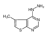 (5-methylthieno[2,3-d]pyrimidin-4-yl)hydrazine 19786-56-2