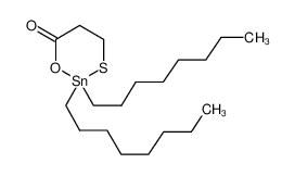 3033-29-2 structure, C19H38O2SSn