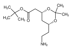 tert-butyl 2-((4R,6R)-6-(2-aminoethyl)-2,2-dimethyl-1,3-dioxan-4-yl)acetate
