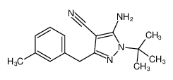 1185162-28-0 5-氨基-1-叔-丁基-3-(3-甲基苄基)-4-氰基吡唑
