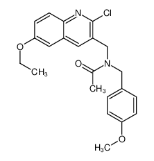 606103-50-8 structure, C22H23ClN2O3