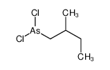 64049-25-8 structure, C5H11AsCl2