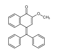 4-benzhydrylidene-2-methoxynaphthalen-1-one 7469-07-0