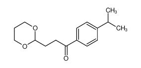 3-(1,3-二恶烷-2-基)-1-(4-异丙基苯基)-1-丙酮