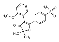 5-{4-(Aminosulfonyl)phenyl}-2,2-dimethyl-4-(2-methoxyphenyl)-3(2H)-furanone