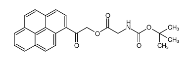 1262723-01-2 tert-butyl (((2-oxo-2-(pyren-3-yl)ethoxy)carbonyl)methyl)carbamate
