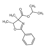 1213233-82-9 (4S,5R)-4-isopropoxycarbonyl-4,5-dimethyl-2-phenyl-1,3-oxazoline