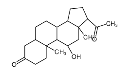 (5α,11β)-11-Hydroxypregnane-3,20-dione 565-94-6