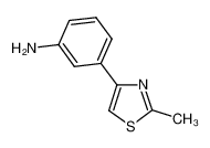 3-(2-METHYL-1,3-THIAZOL-4-YL)ANILINE 89250-34-0