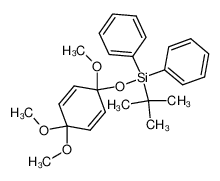 108534-64-1 spectrum, tert-butyldiphenyl((1,4,4-trimethoxycyclohexa-2,5-dien-1-yl)oxy)silane